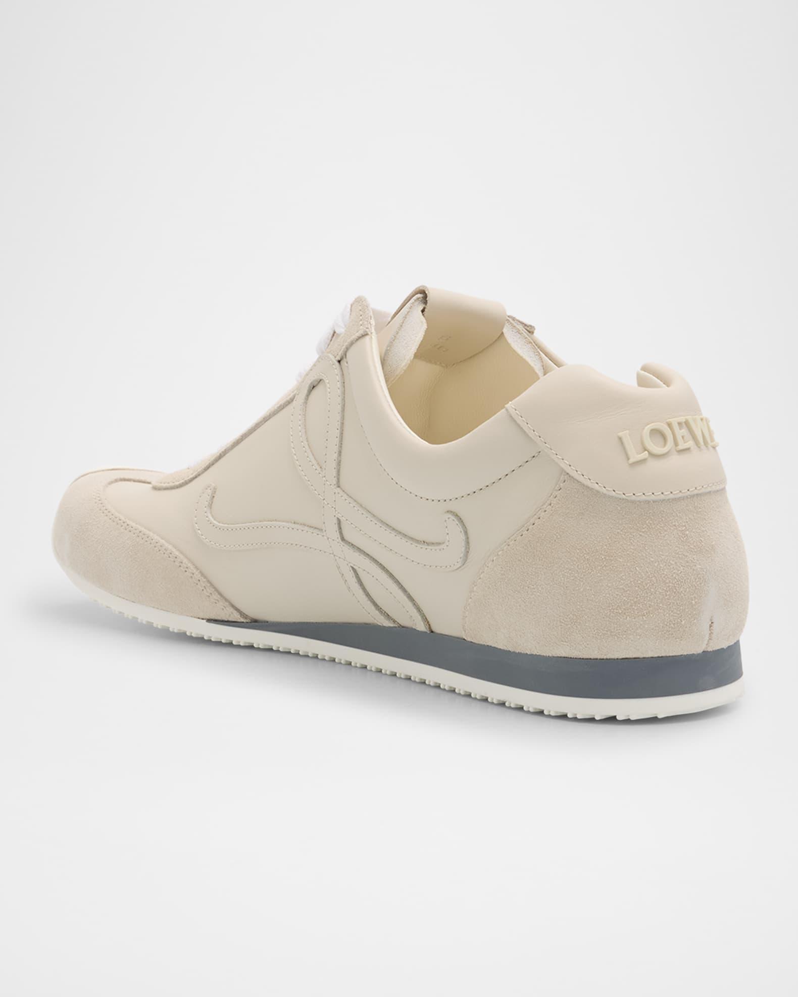 Men's Ballet Runner 2.0 Leather and Suede Low-Top Sneakers Product Image