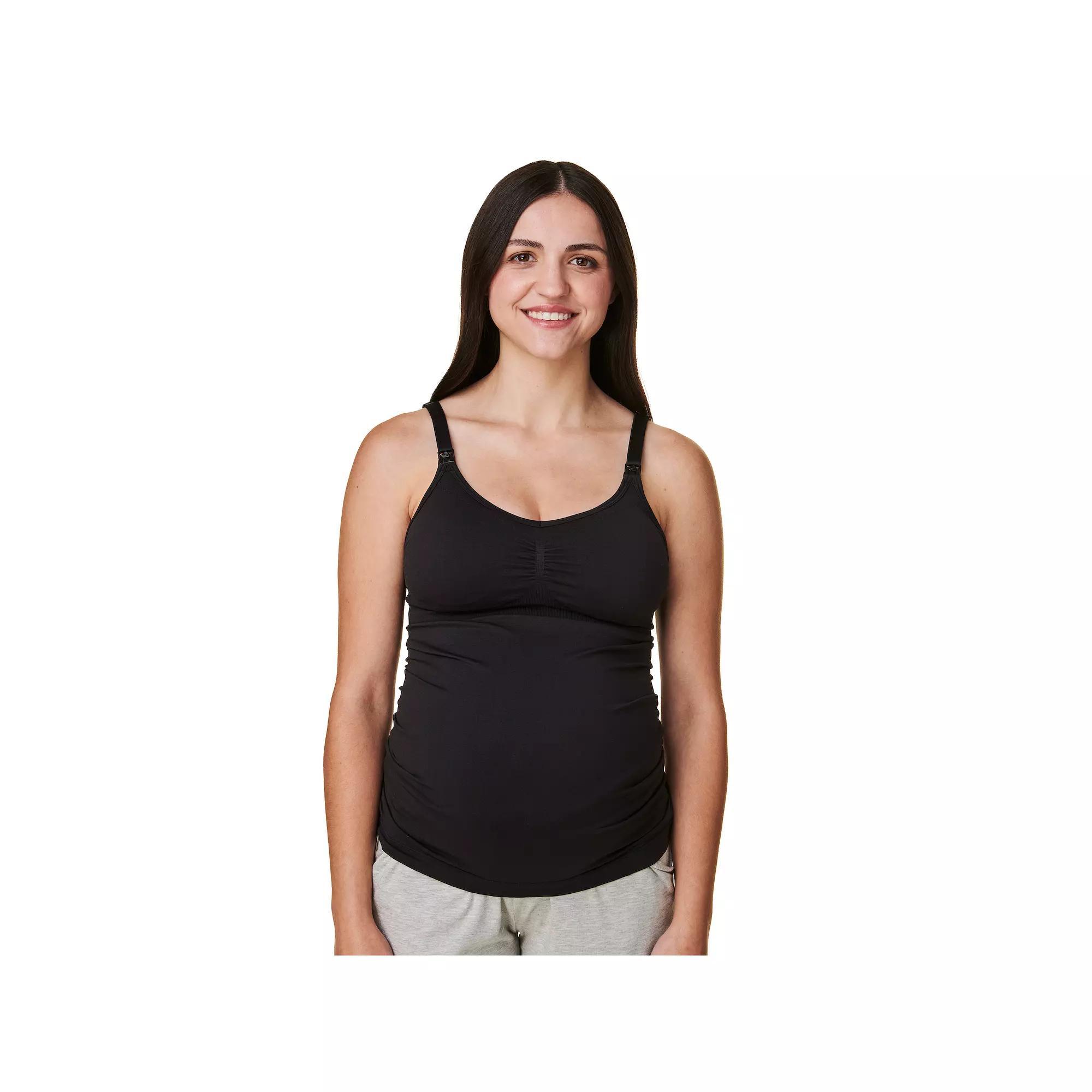 Women's Bravado Designs bravado! BASICS Slimming Maternity and Nursing Cami 7403BA, Size: XL, Black Product Image