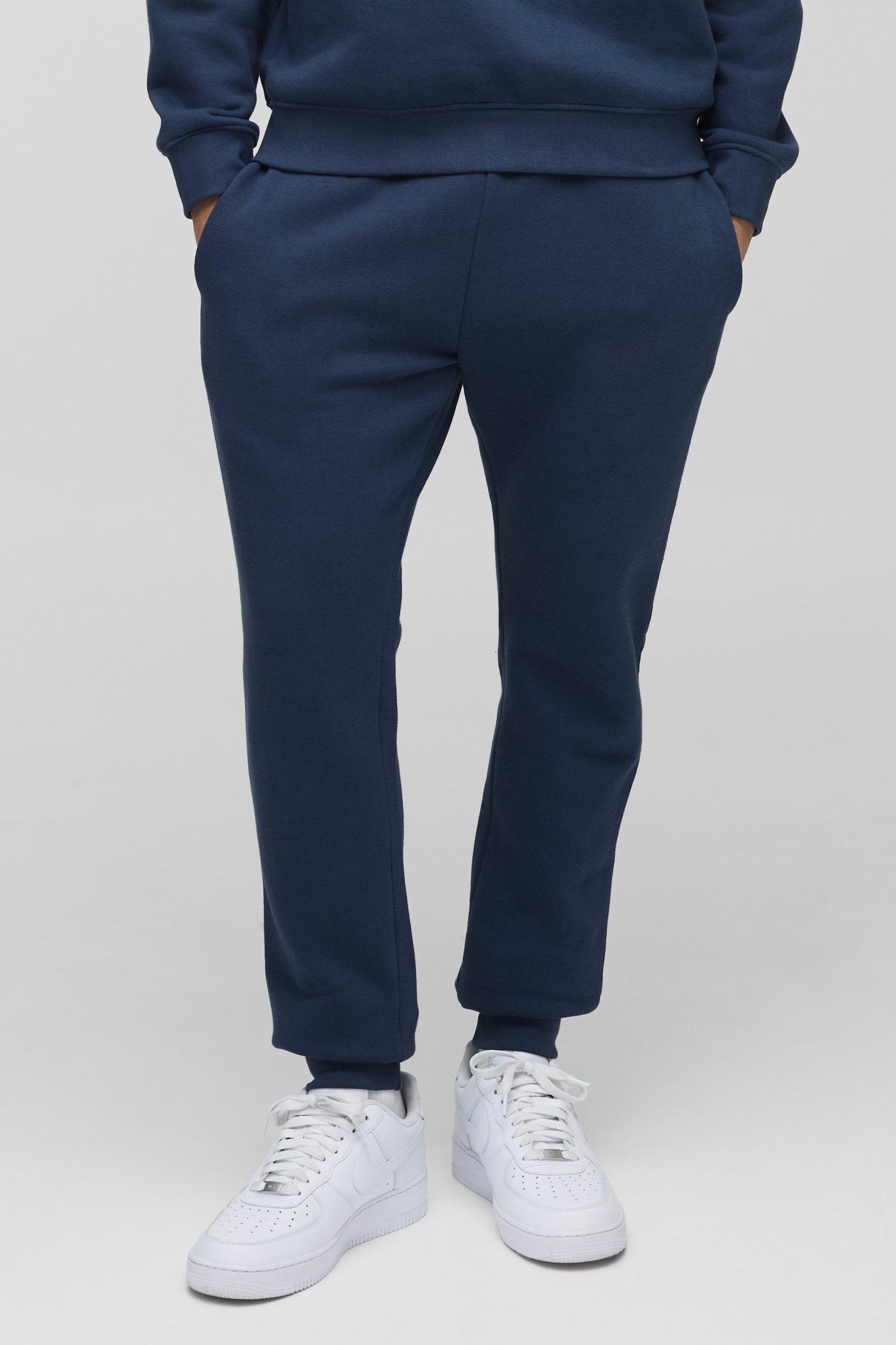 330GSM Skinny Fit Basic Sweatpants | boohooMAN USA Product Image