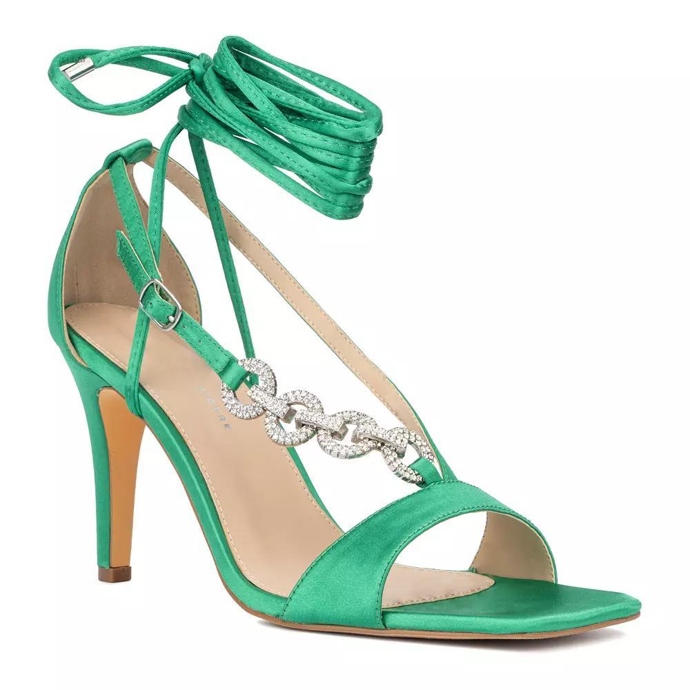 Fashion to Figure Rosie Womens Tie-Up Dress Sandals Pink Product Image