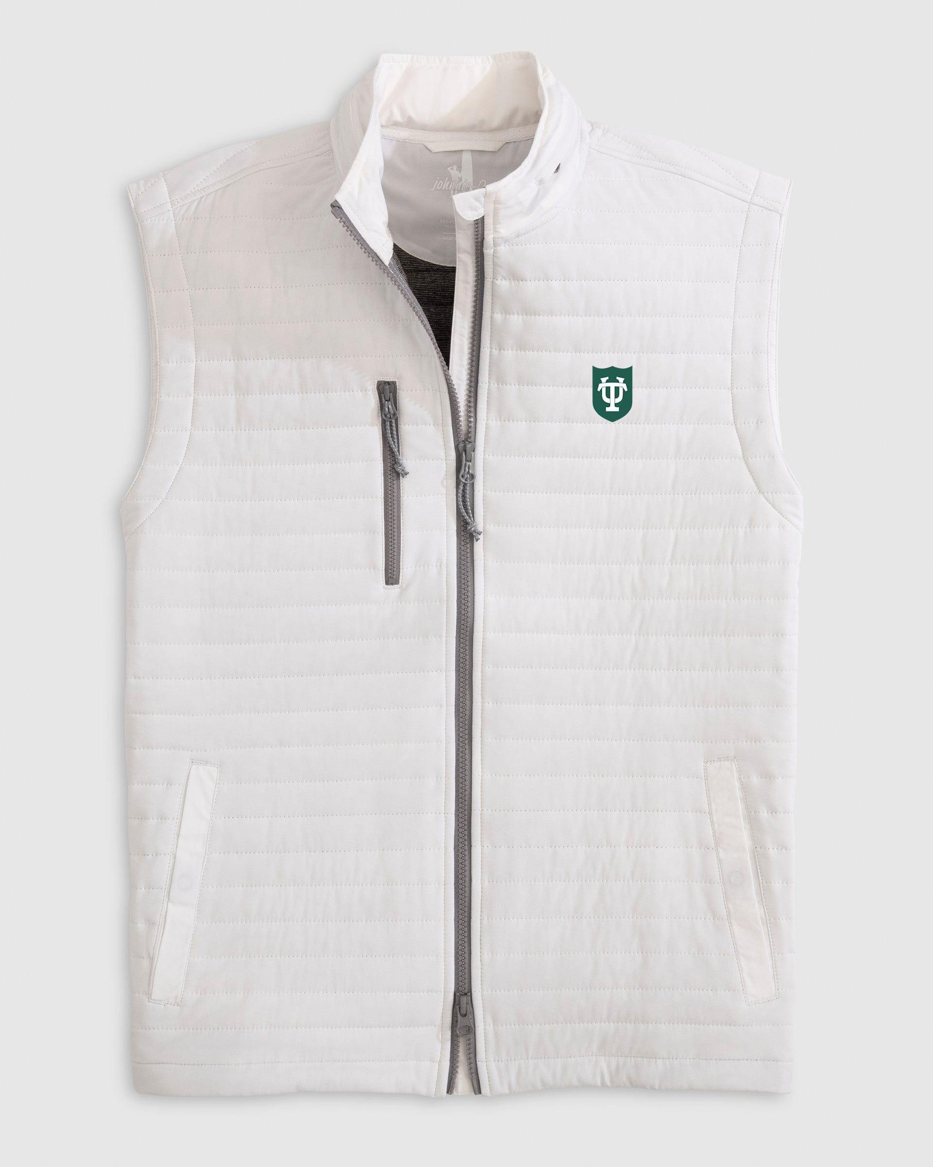 Tulane Crosswind Quilted Performance Vest Male Product Image
