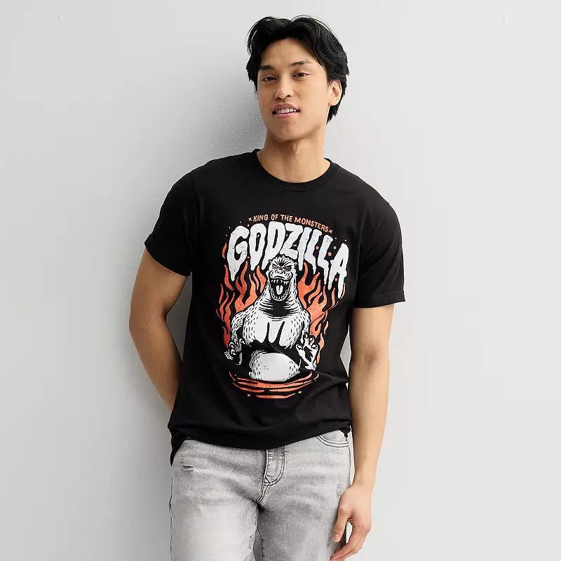 Men's Godzilla Classic King of the Monsters Graphic Tee, Size: XL, Black Product Image