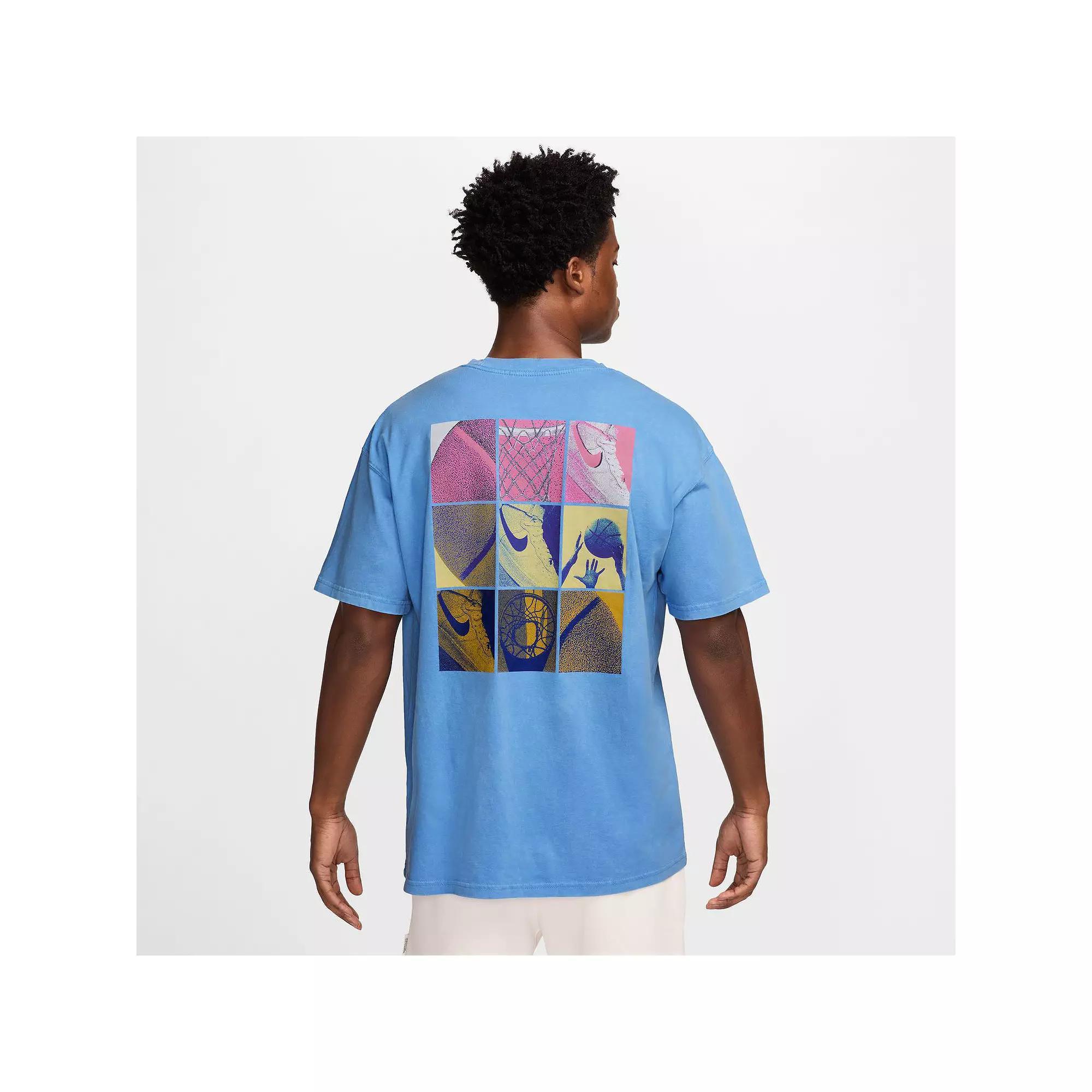 Big & Tall Nike Max90 Basketball Tee, Men's, Size: 4XL, University Blue Product Image