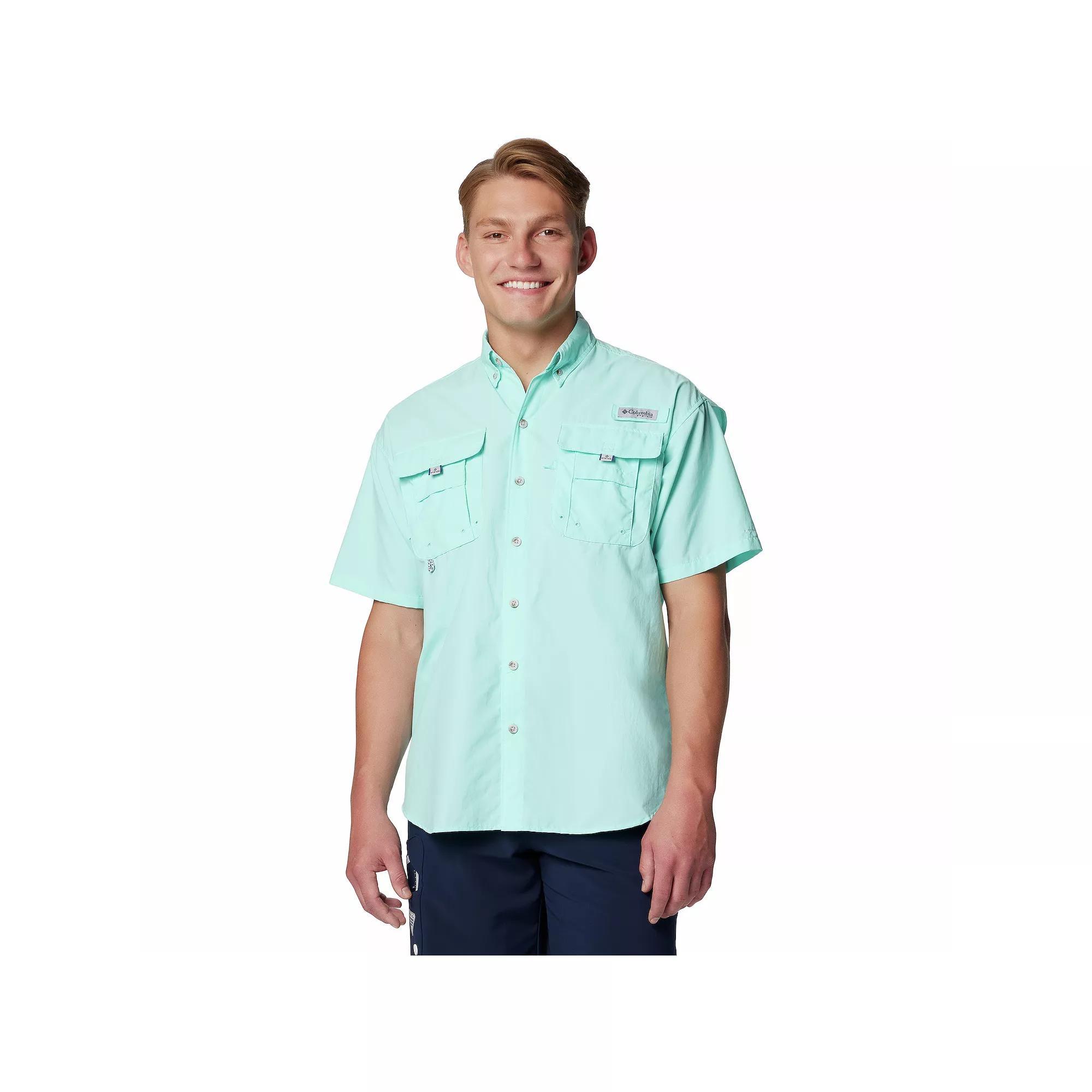 Men's Big & Tall Columbia Bahama II Shirt, Size: Large Tall, Blue Black Product Image