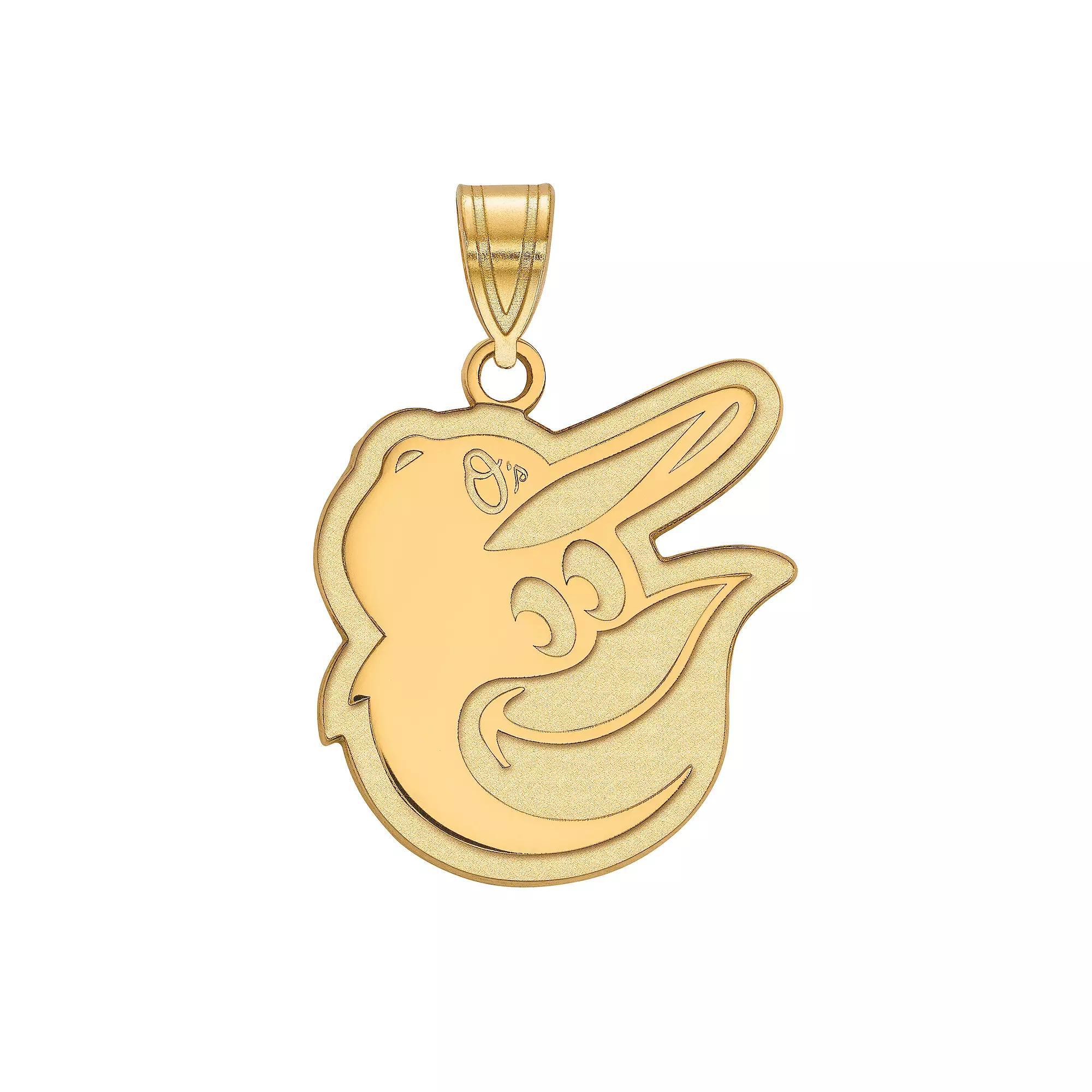 LogoArt Sterling Silver Baltimore Orioles Large Pendant, Women's, Size: 20MM Product Image