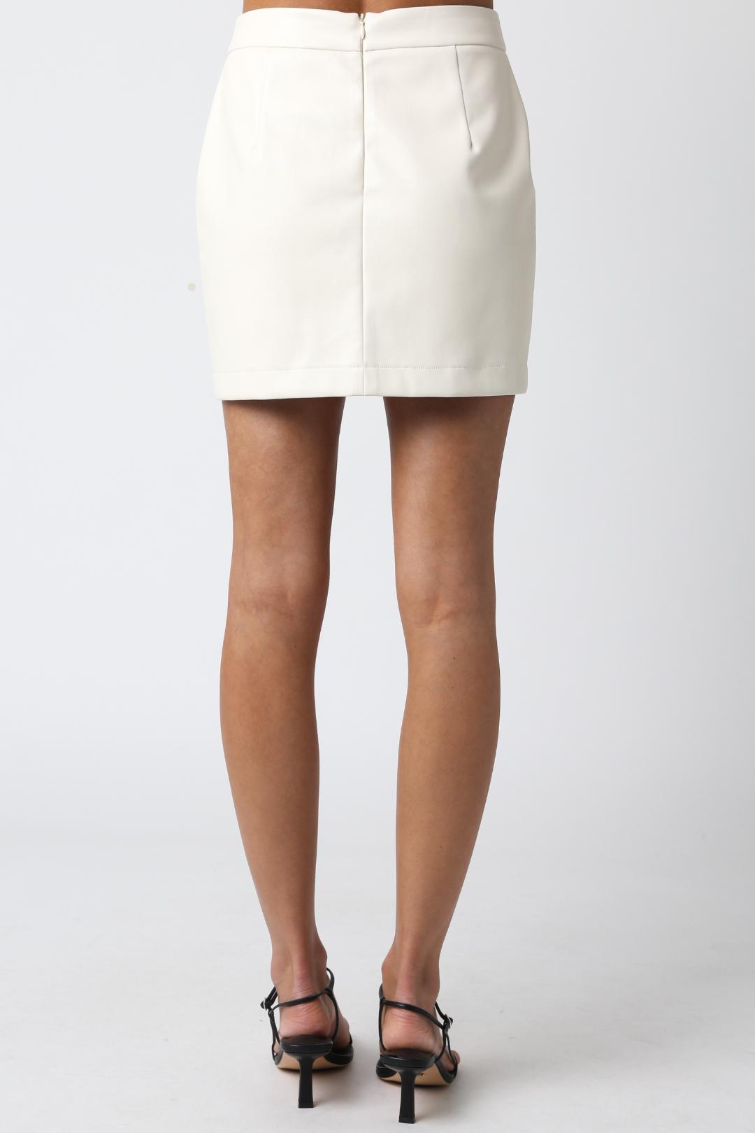 Jennifer Leather Skirt Product Image