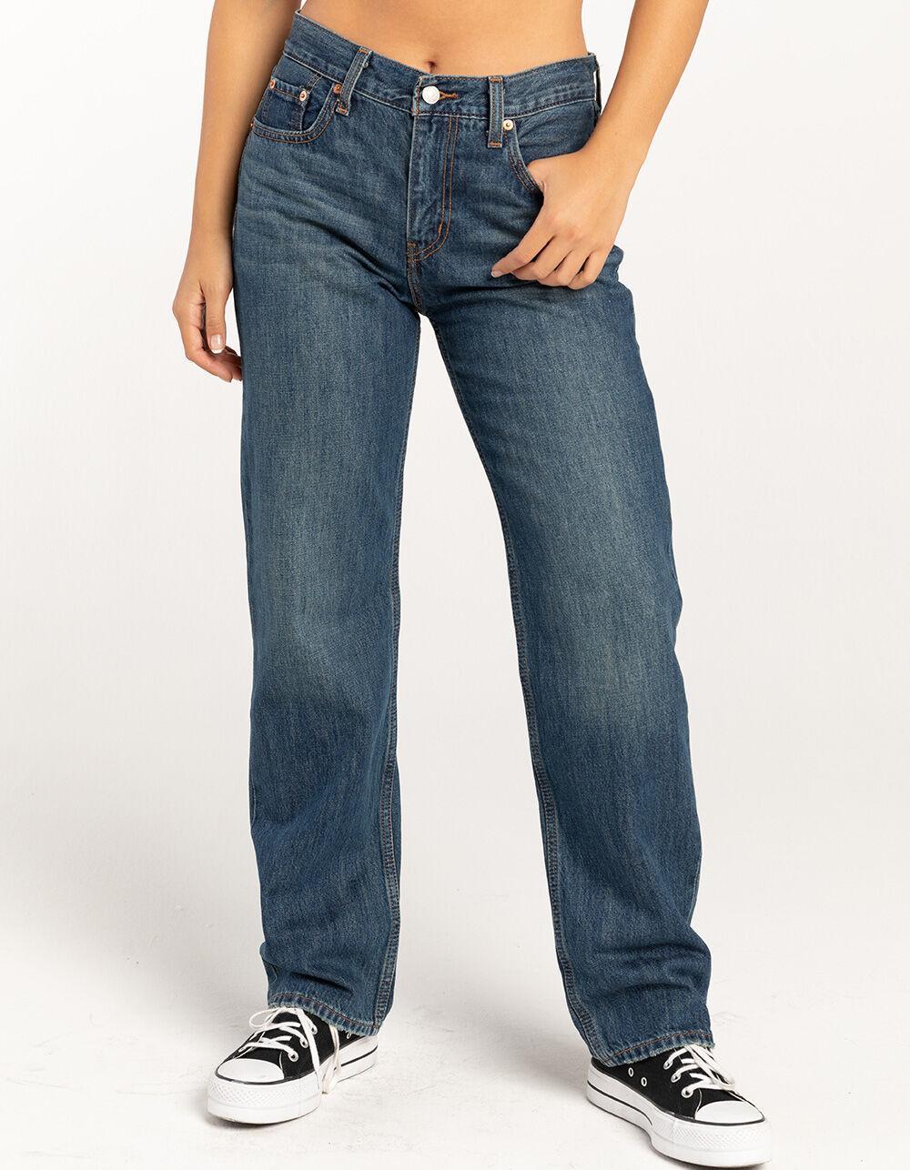 LEVI'S Low Pro Womens Jeans - No Words - DARK VINTAGE Product Image