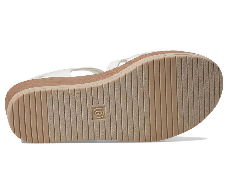 Bzees Rhythm Wedge Strappy Sandals Fabric) Women's Sandals Product Image