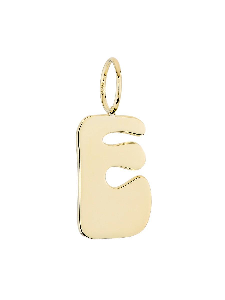 Womens Kelso 18K-Gold-Plated Initial Charm Product Image