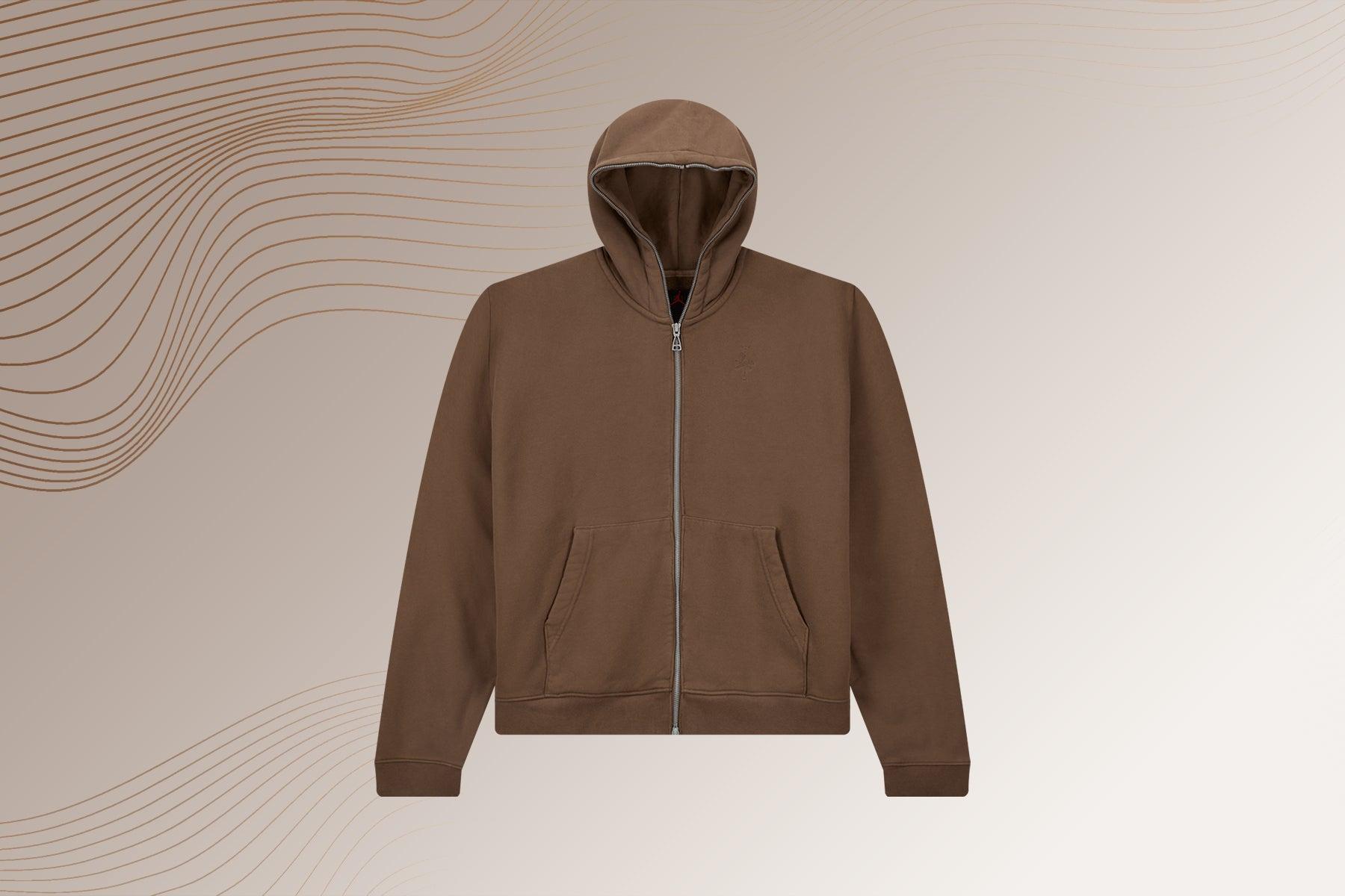 Air Jordan x Travis Scott Men's Full-Zip Hoodie - Palomino Male Product Image