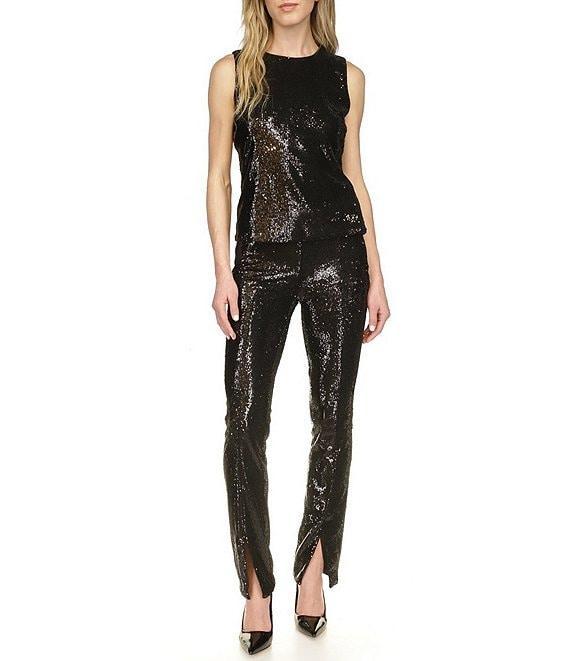 Michael Kors Sequin Split Hem Pull-On Pant Product Image