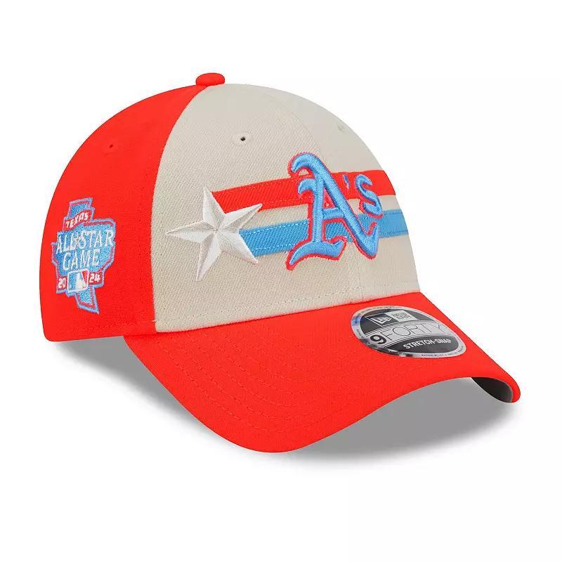 Men's New Era  Cream Oakland Athletics 2024 MLB All-Star Game  9FORTY Adjustable Hat, Team Product Image