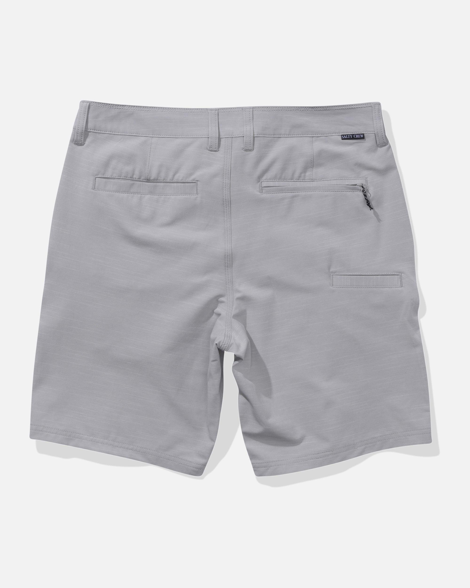 Drifter 19" Slub Hybrid Short - Light Grey Male Product Image