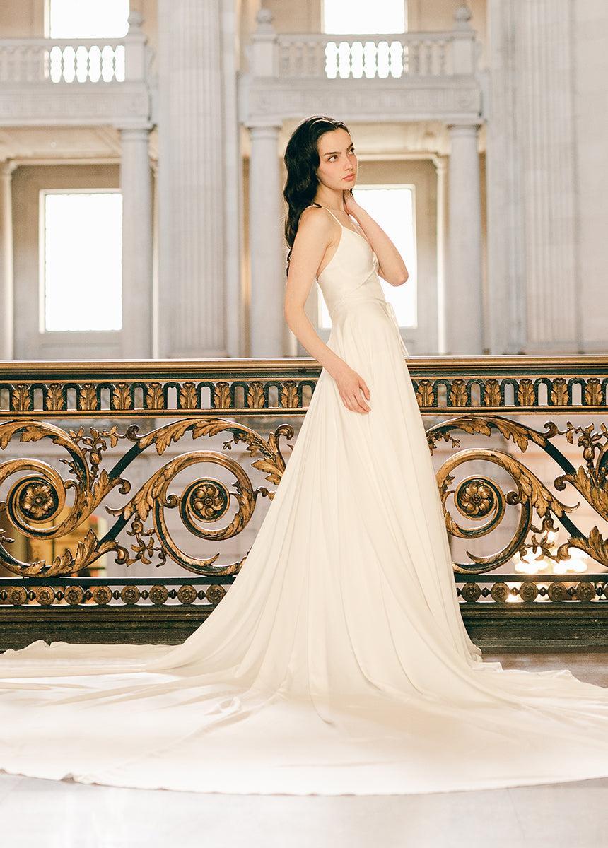 Raya Bridal Gown in Lily Female Product Image