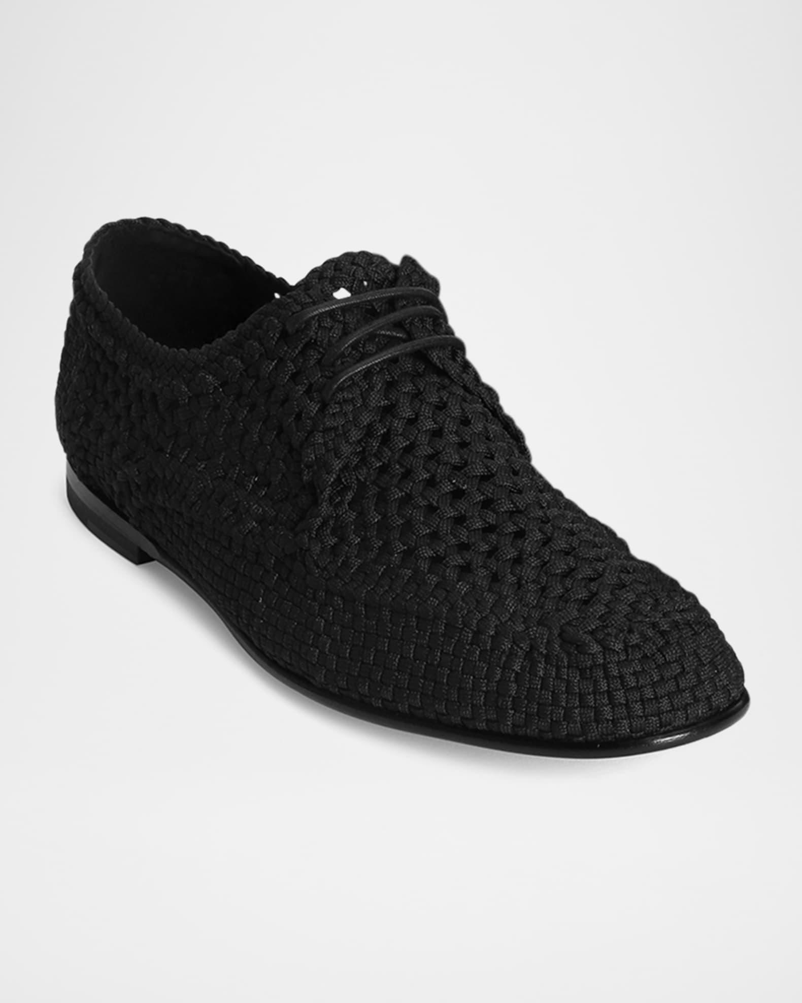Mens Woven Fabric Derby Shoes Product Image