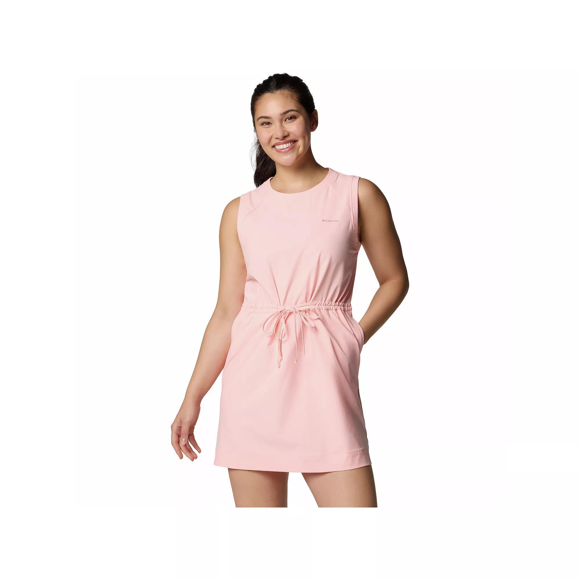 Women's Columbia Omni-SHIELD™ Bogata Bay Dress, Size: XL, Pink Sand Product Image