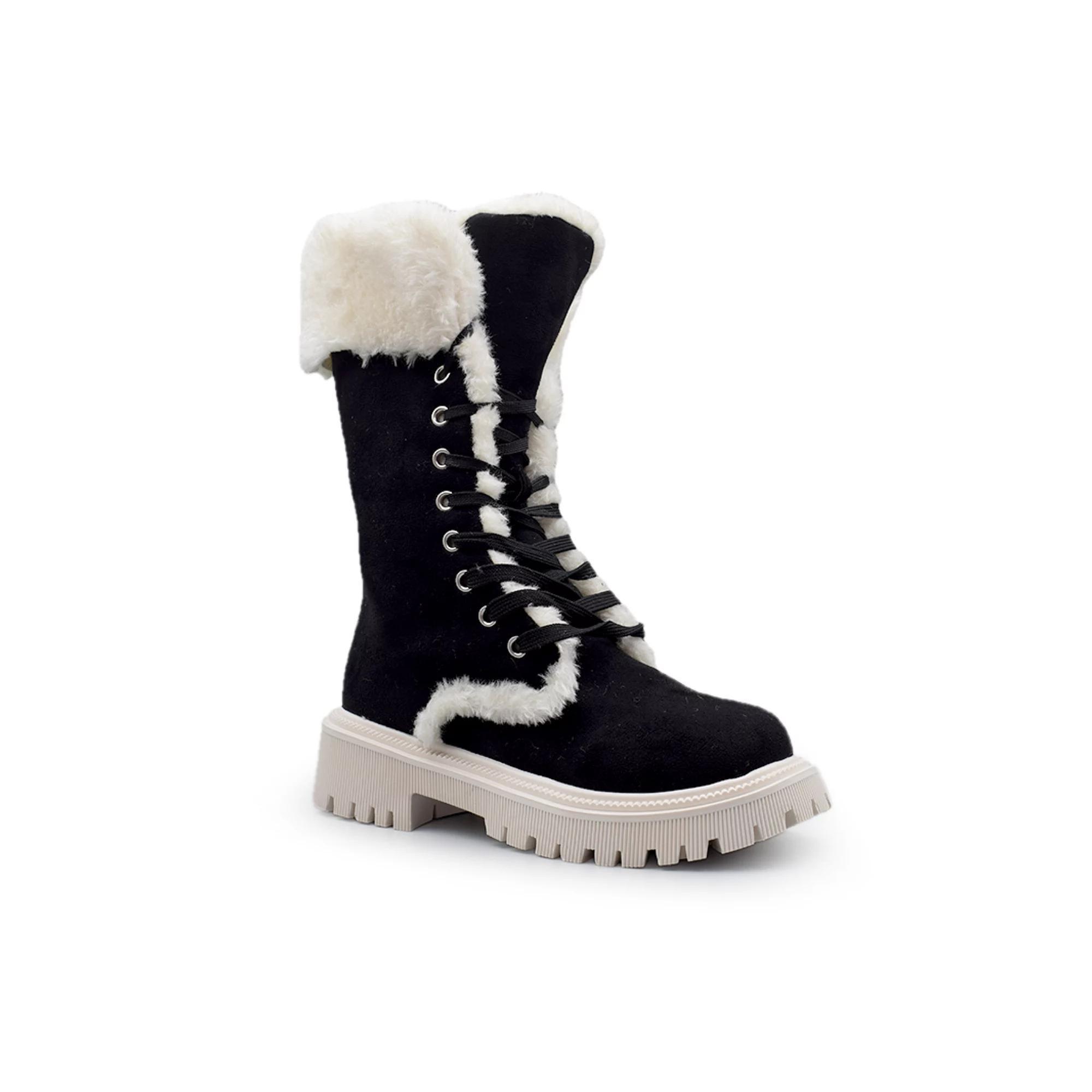 Henry Ferrera Women's Fashion Snow Boots, Size: 5, Black Product Image