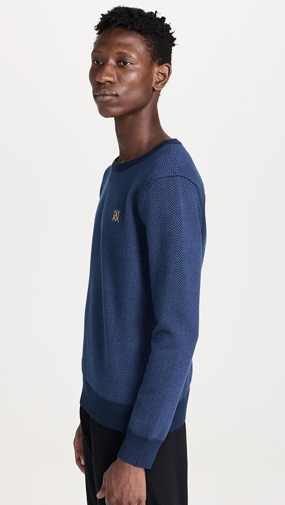 Quiet Golf Crest Herringbone Sweater | Shopbop Product Image