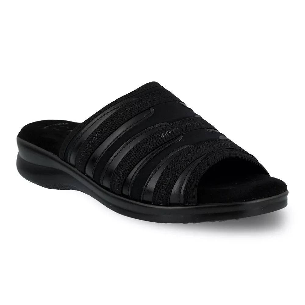 Flexus by Spring Step Swift Women's Slide Sandals, Size: 35, Black Product Image