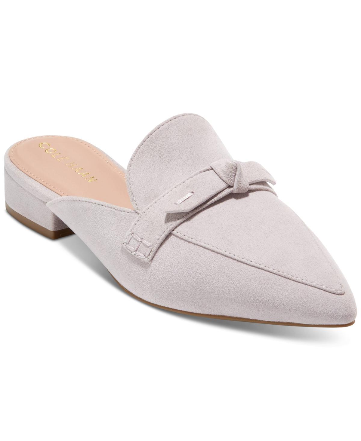 Cole Haan Piper Bow Mule (Light Denim/Dark Denim/Pecan Leather) Women's Flat Shoes Product Image