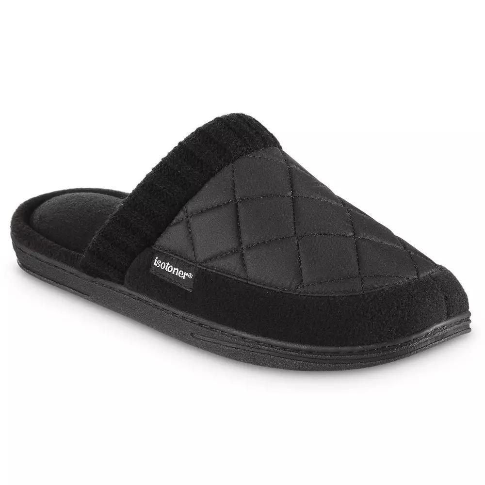 isotoner Levon Men's Quilted Clog Slippers, Size: XL, Blue Product Image