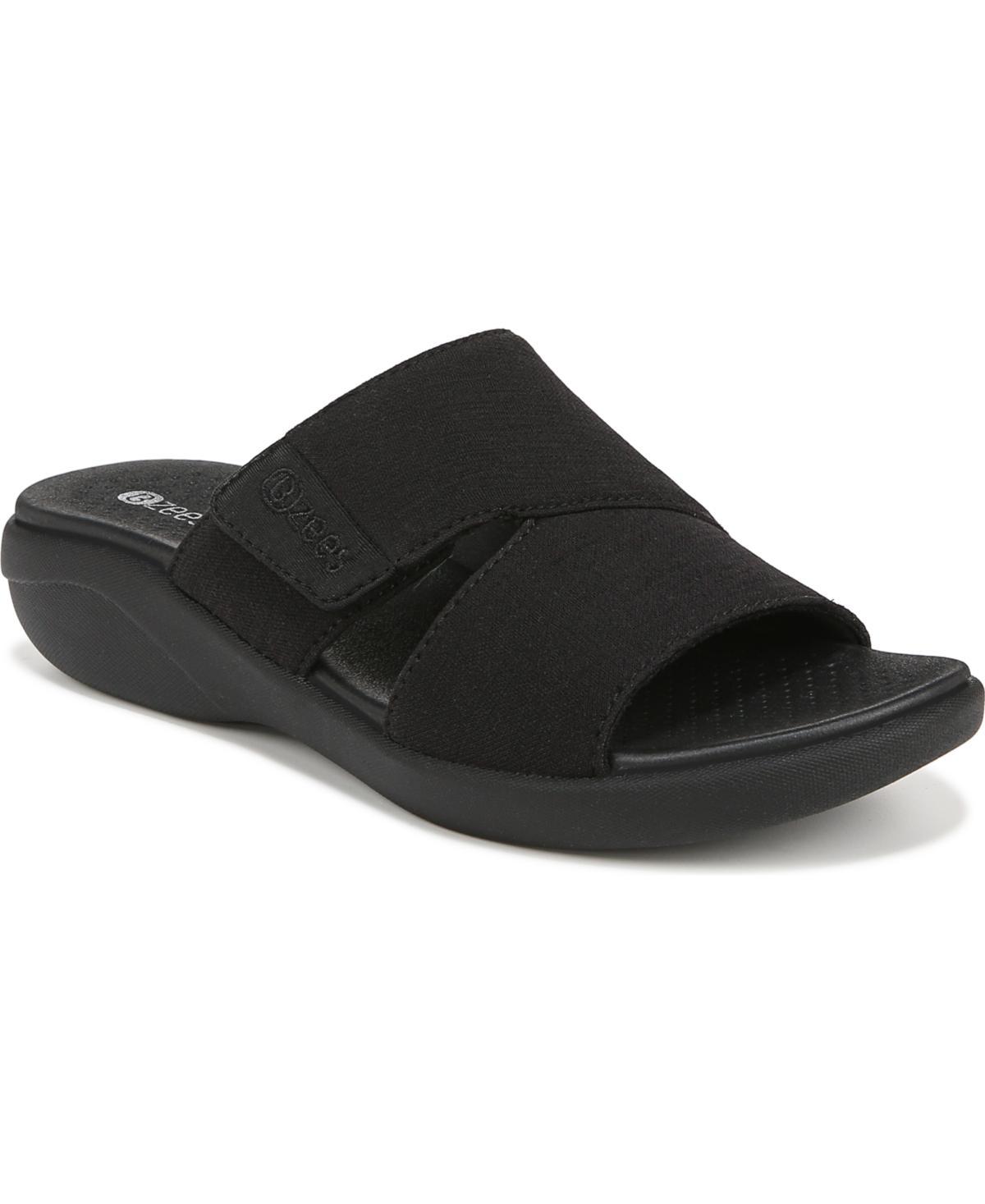 LifeStride Carefree Women's Slide Sandals, Size: 7.5 Wide, Blue Product Image