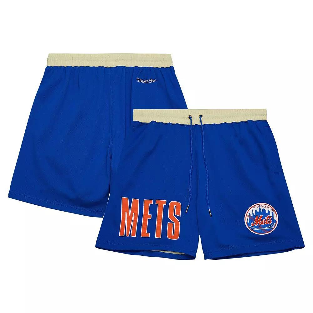 Men's Mitchell & Ness Royal New York Mets OG 2.0 Fashion Shorts, Size: Large, Blue Product Image