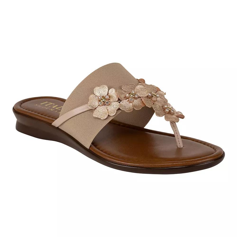 Italian Shoemakers Ayelen Women's Floral Sandals, Size: 6, Yellow Product Image