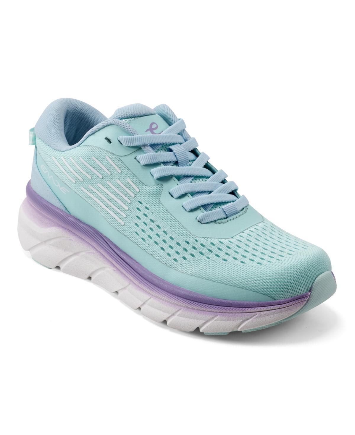 Easy Spirit Women's Mel EMOVE Lace-Up Sneakers, Size: 6.5 Wide, Black Product Image