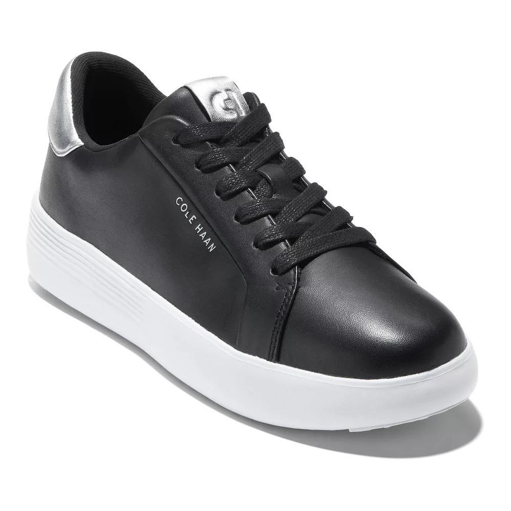 Cole Haan Grand Crosscourt Joy Women's Platform Sneakers, Size: 8, Black Silver Grey Product Image