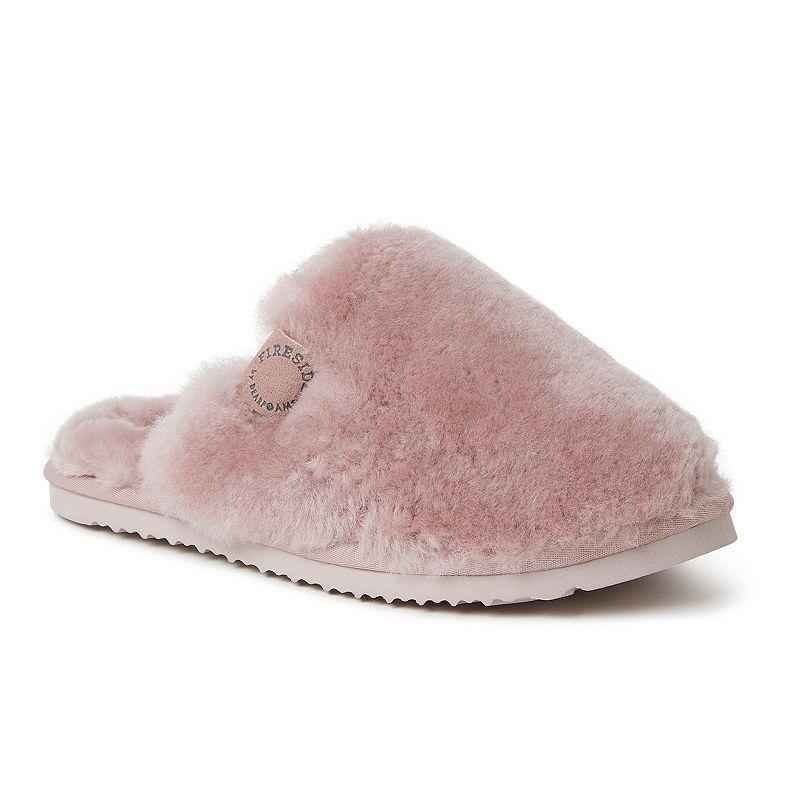 Fireside by Dearfoams Shelly Beach Scuff Women's Slippers, Size: 10, Flintstone Product Image