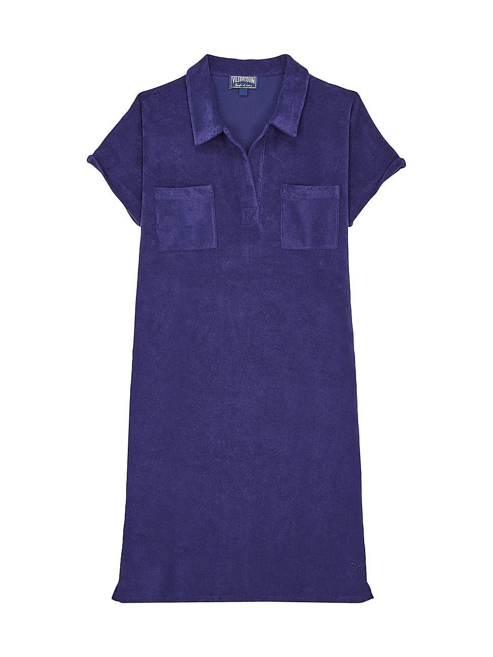 Womens Louve Terry Polo Minidress Product Image