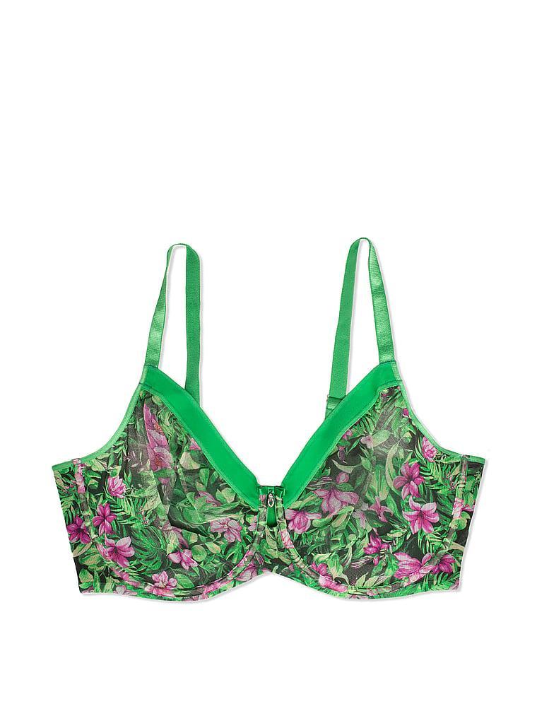 Sheer Mesh Unlined Bra Product Image