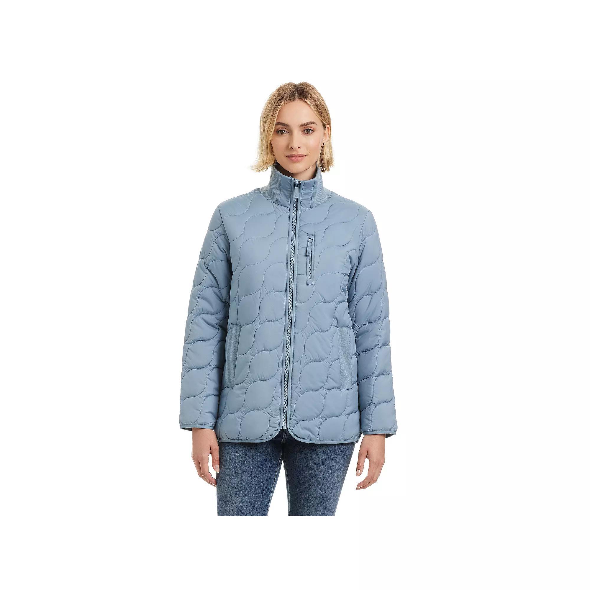 Women's Modern Supply by Sanctuary Rib Knit Puffer Jacket, Size: XXL, Brown Bean Product Image