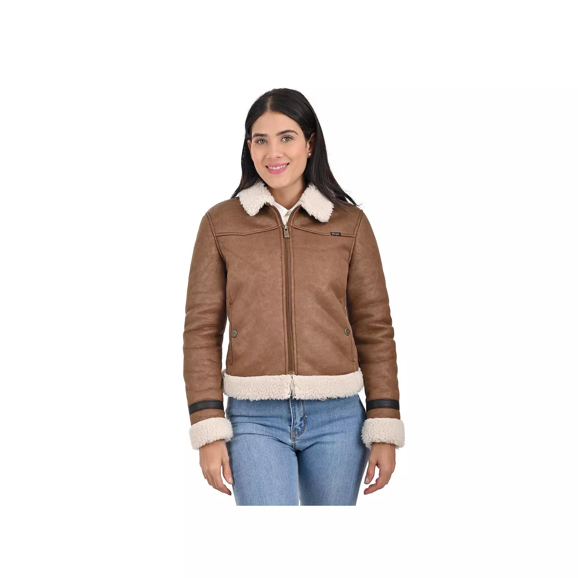 Women's Wrangler Faux Shearling Jacket, Size: XL Product Image