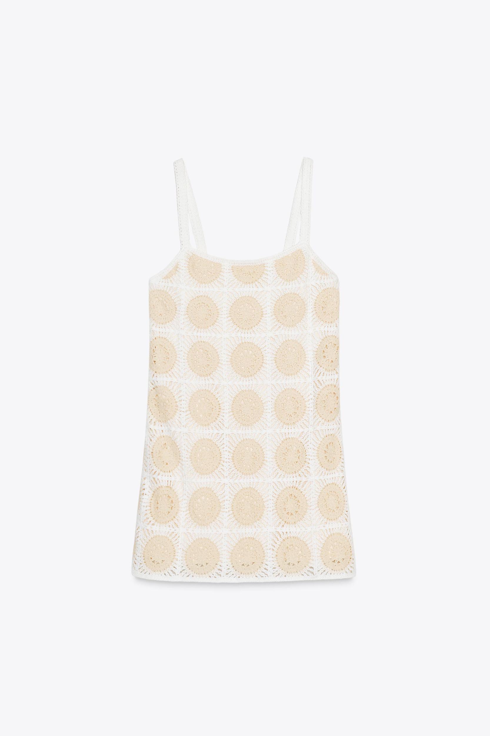CROCHET SHORT DRESS Product Image