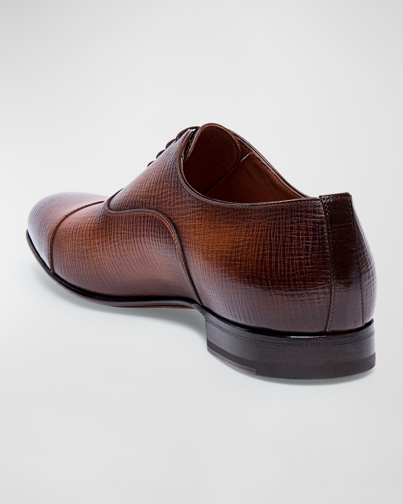Men's Darian Textured Leather Oxfords Product Image