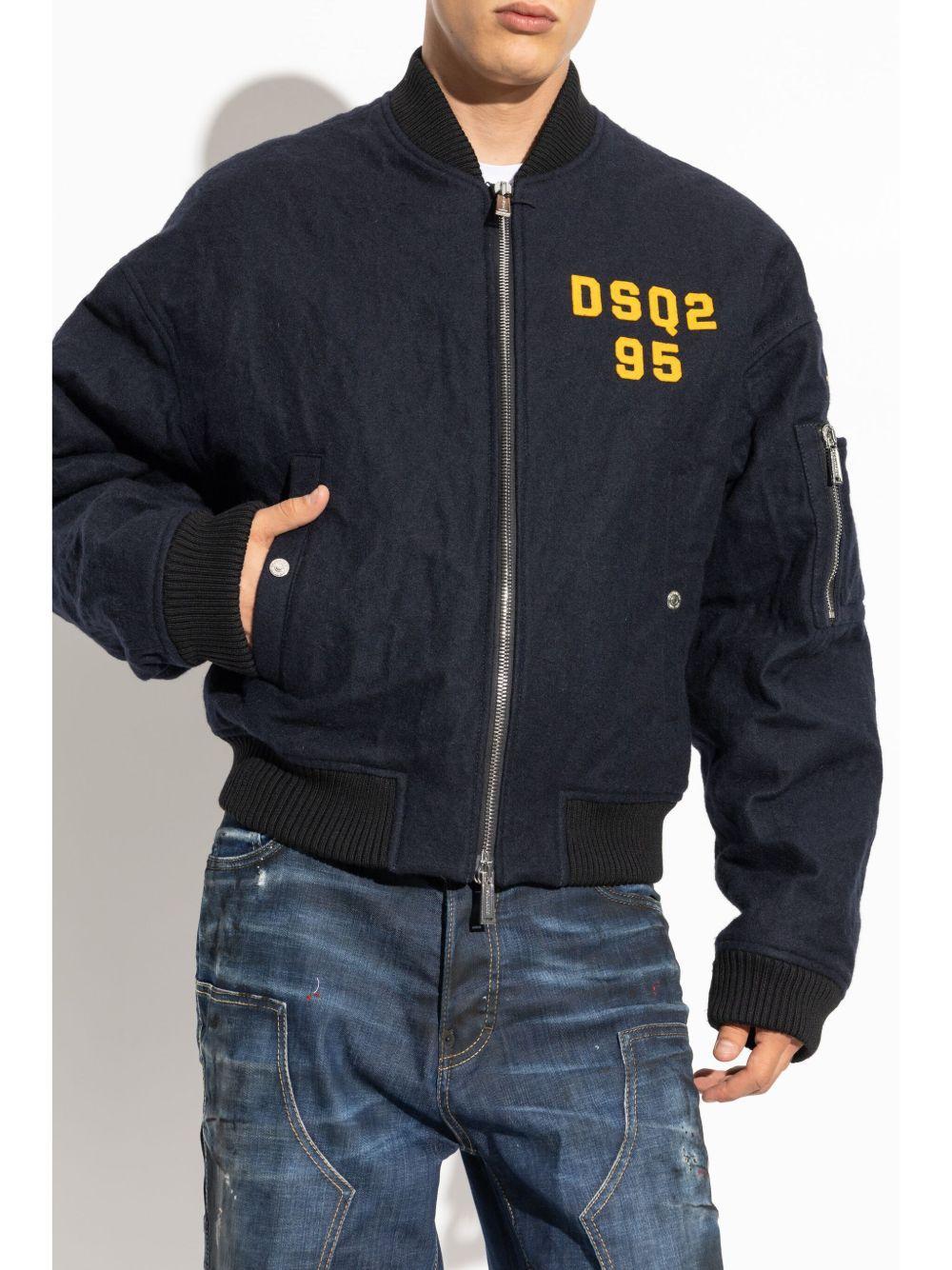 Logo-embroidered bomber jacket  Product Image
