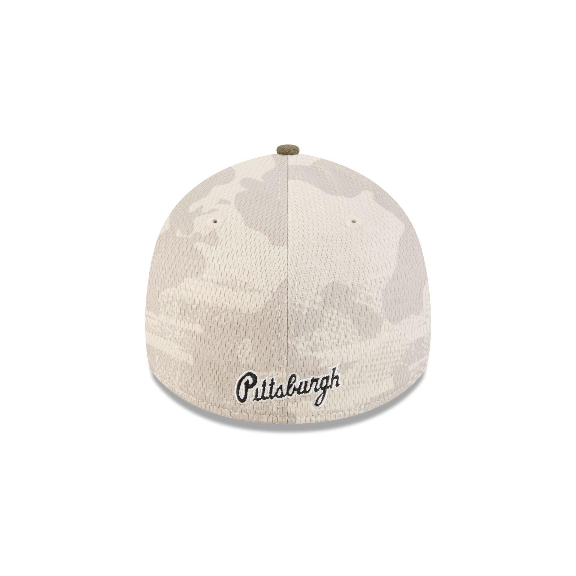 Pittsburgh Pirates Armed Forces Day 2025 39THIRTY Stretch Fit Hat Male Product Image