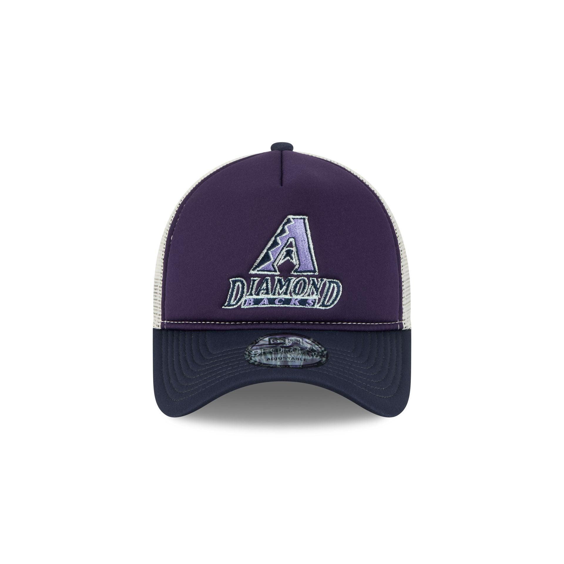 Seattle Mariners Navy Purple 9FORTY A-Frame Trucker Hat Male Product Image