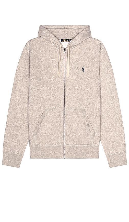 Polo Ralph Lauren Fleece Full-Zip Hoodie in Grey. Size L, XL/1X. Product Image