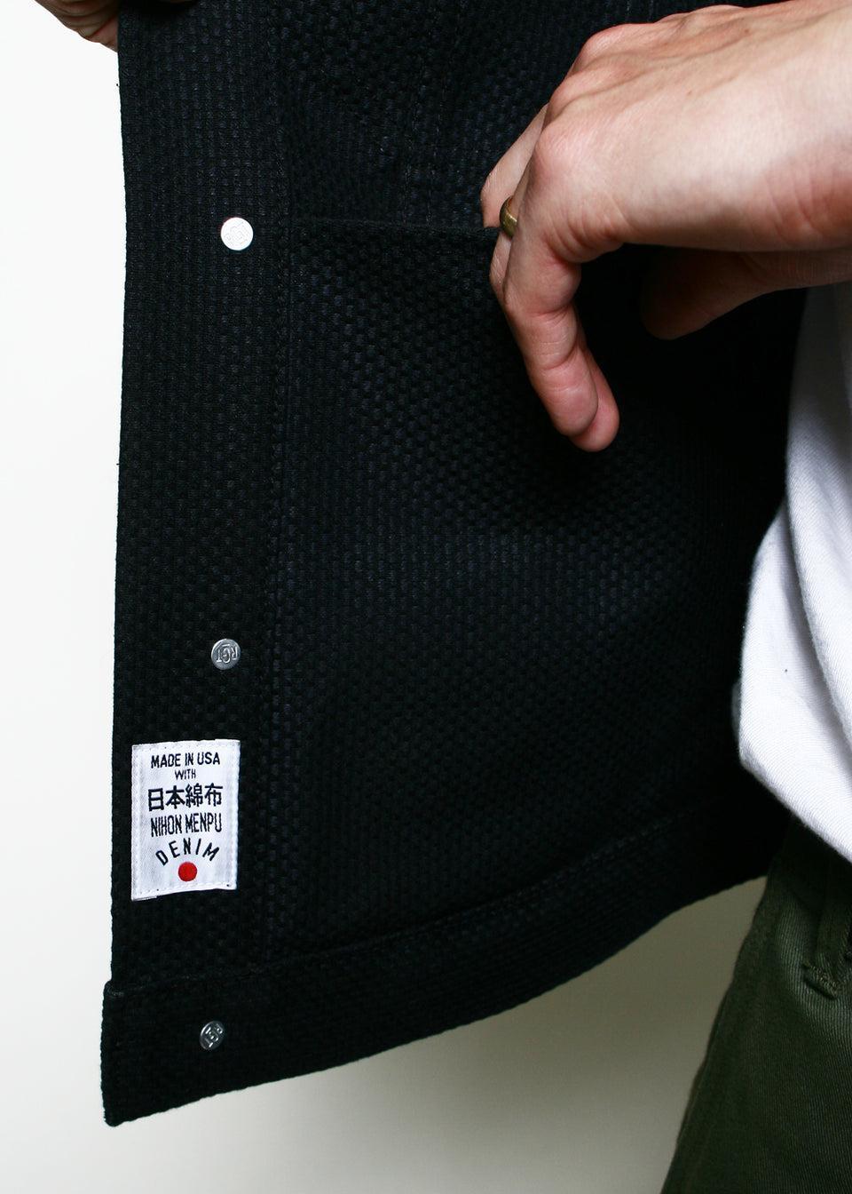 Cruiser Jacket // 15oz Stealth Sashiko Product Image
