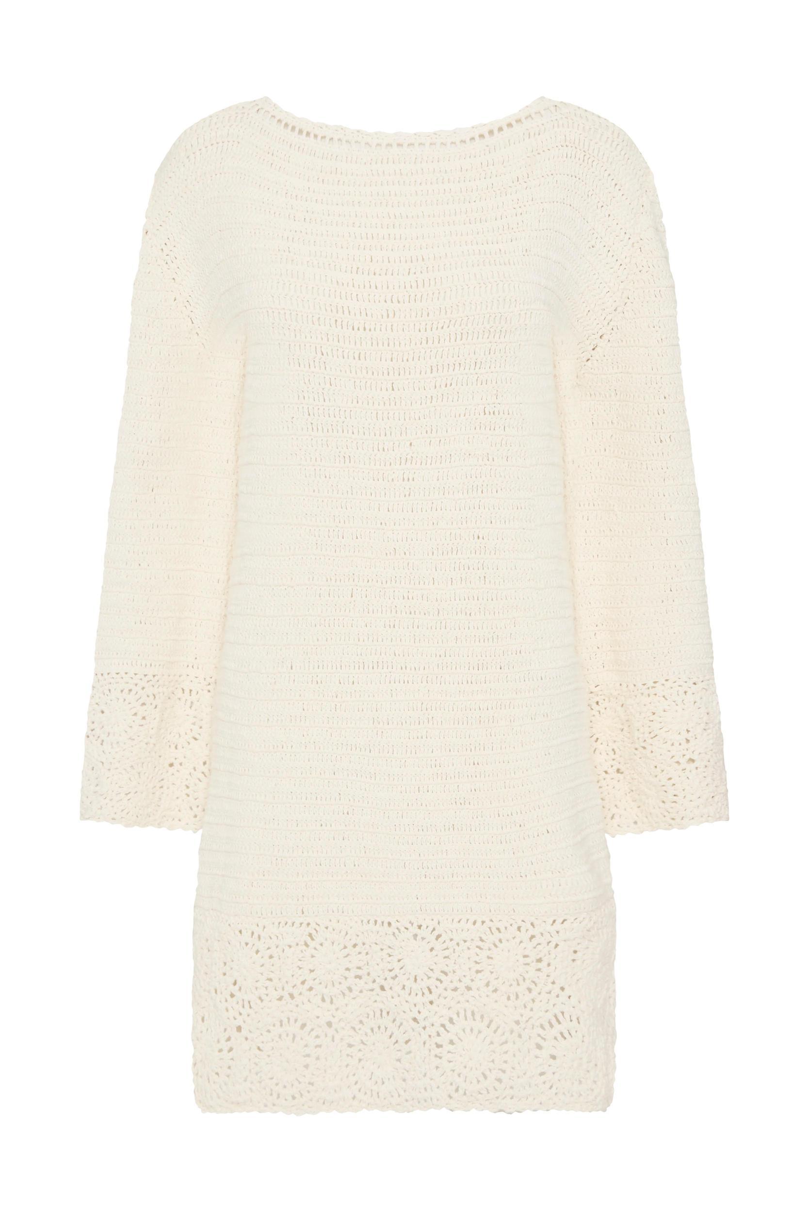 Ruia Handmade Crochet Dress Off White - Final Sale Product Image