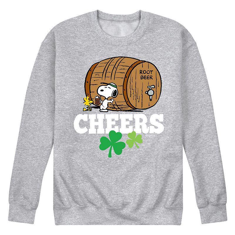 Mens Peanuts Cheers Root Beer Fleece Sweatshirt Product Image