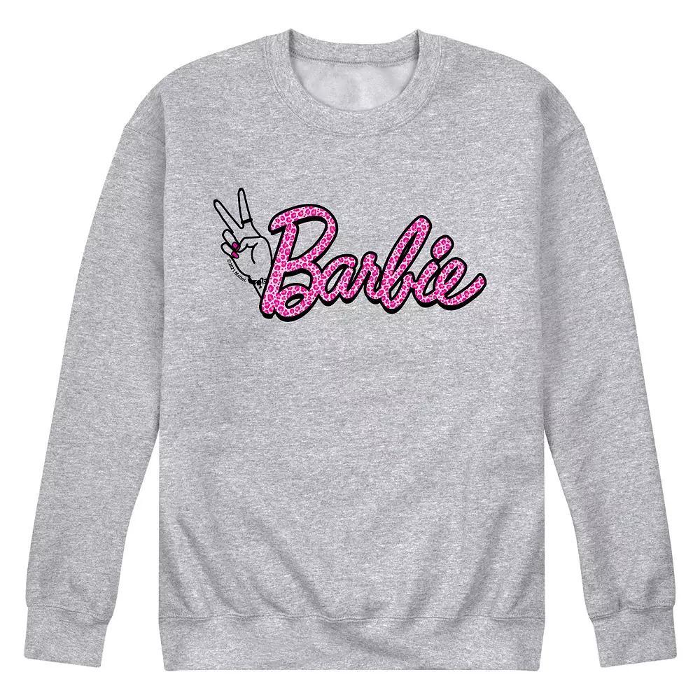 Mens Barbie Leopard Logo Sweatshirt Product Image