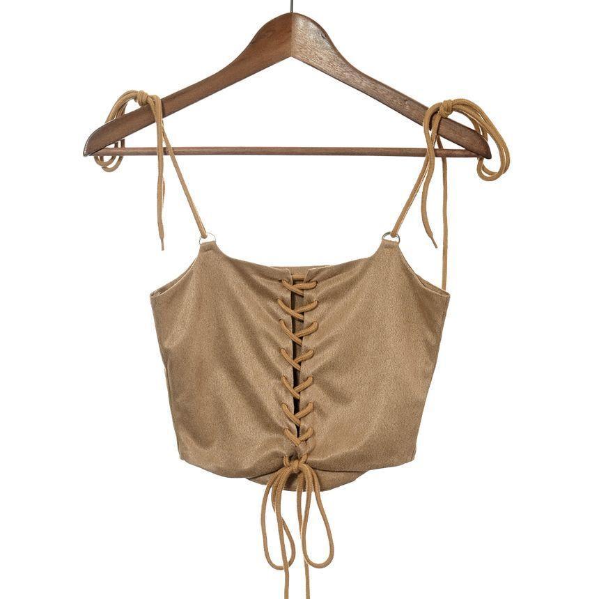 Spaghetti Strap Corset Top Product Image