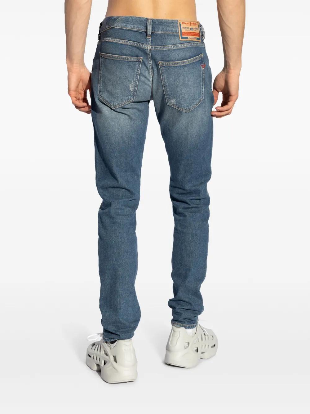 2019 D-Strukt fade-effect slim-fit jeans Product Image