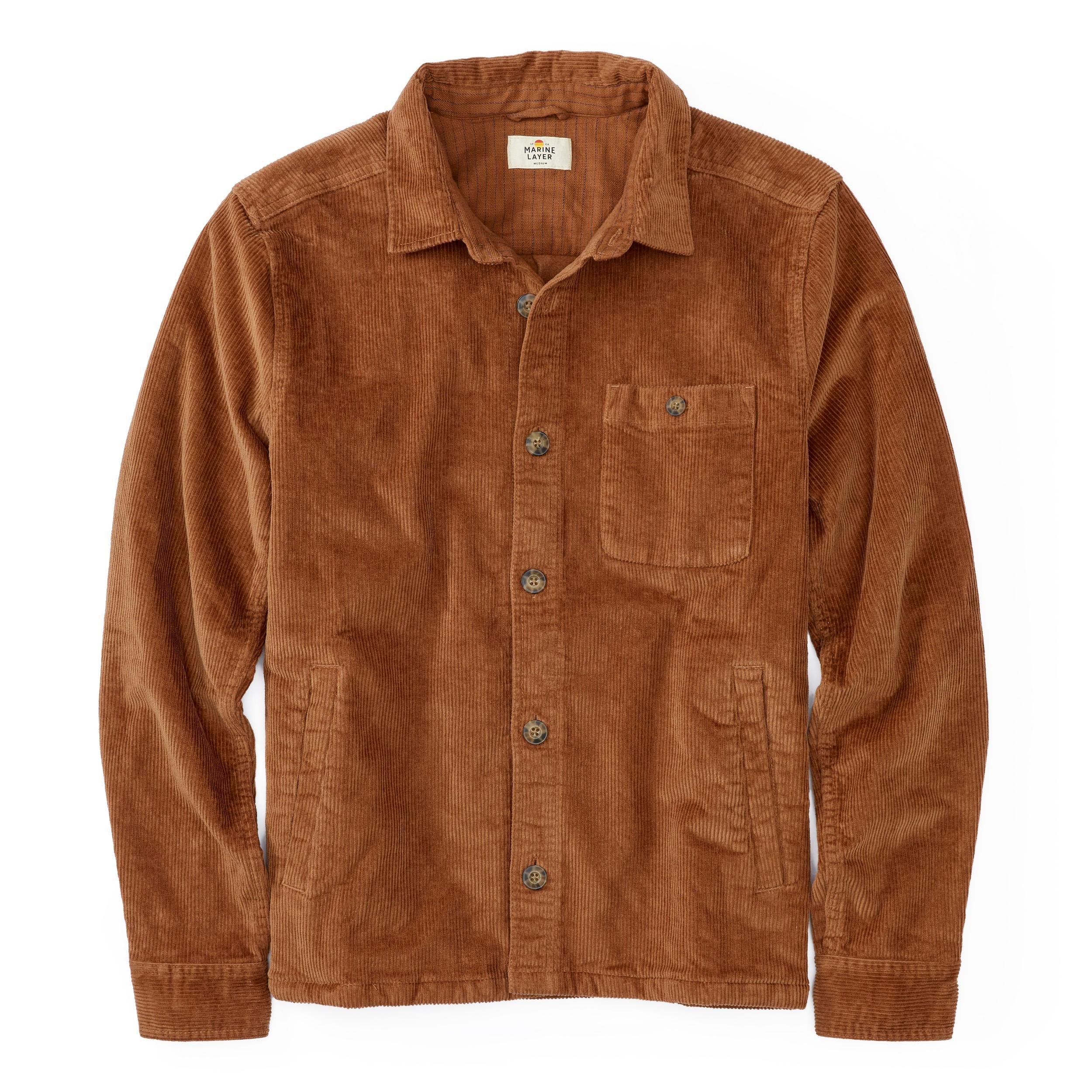 Max Stretch Corduroy Overshirt Product Image