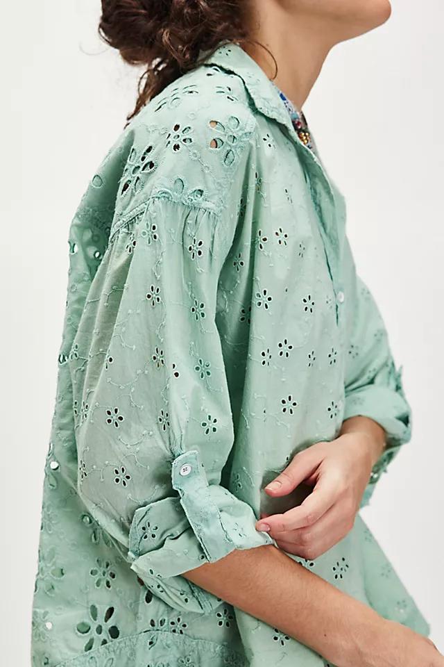 We The Free Mae Washed Eyelet Shirt Product Image