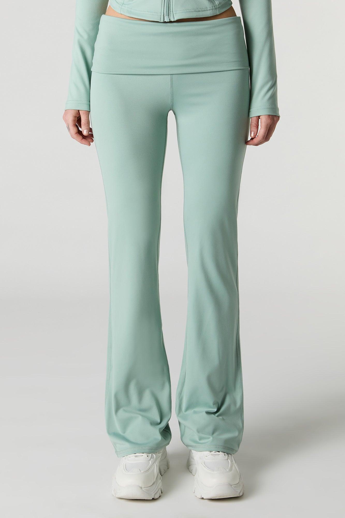 Active Foldover Waist Flare Pant Female Product Image